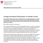 Echange international d’informations: Un monde en réseau