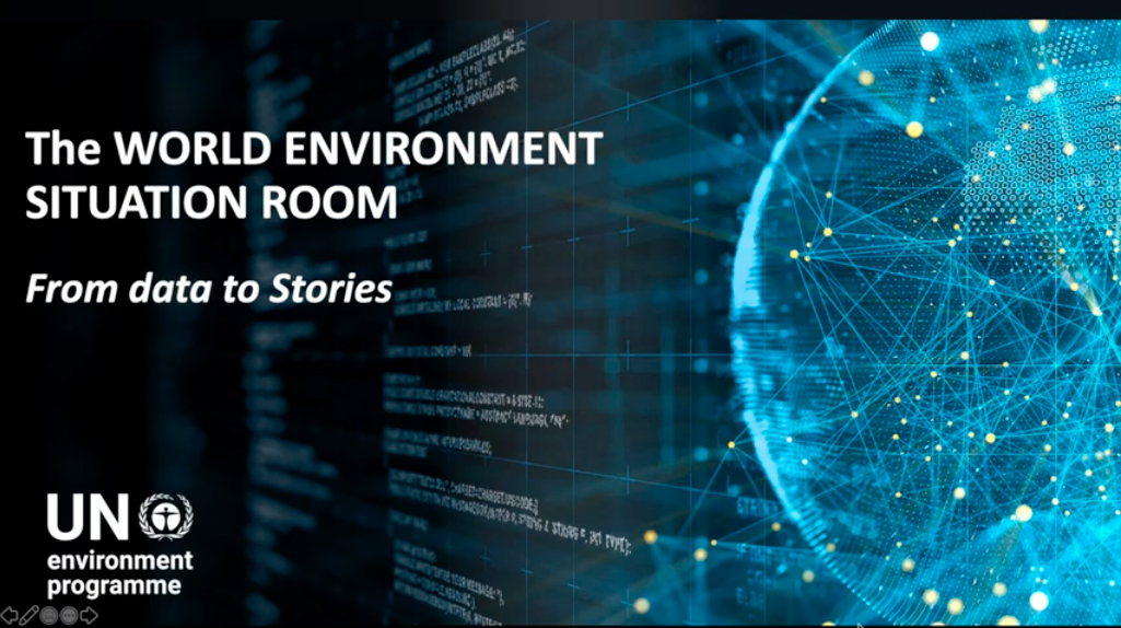 Video présentant la plateforme World Environment Situation Room (WESR)